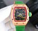 Swiss Replica Richard Mille RM 67-02 Yellow Fabric Strap on Rose Gold Watches (4)_th.jpg